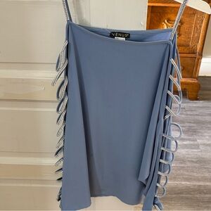 Size large sequin sleeve top